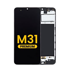 OLED Assembly with Frame for Galaxy M31 (M315) (Premium)