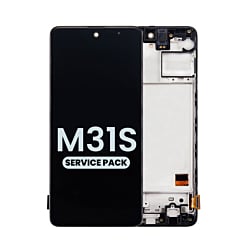 LCD Assembly with Frame for Galaxy M31s (M317 / 2020) (Service Pack)