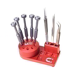 MaAnt Aluminum Alloy 360 Rotary Multifunction Screwdriver Storage Tool - RED (Only Ground Shipping)