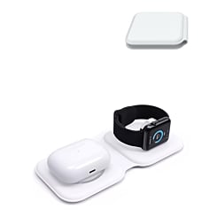 Stock up on the Magnetic Wireless Charging Pad Duo for Phones Watch and Headphone Only Ground Shipping.






