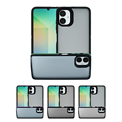 Matte Silicone Frame Shockproof Case for Galaxy A06 (Only Ground Shipping)