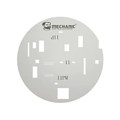 Stock up on the Mechanic UFO Screen Protection Planting Tin Steel Stencil for iPhone 11, 11 Pro, and 11 Pro Max. This item is not returnable.