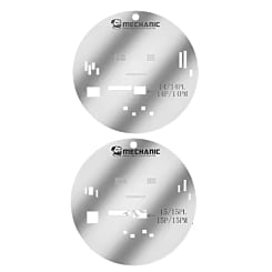 Purchase the Mechanic UFO Screen Protection Planting Tin Steel Stencil for iPhone 14 and 15 Series, not-returnable.