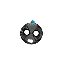 Back Camera Lens with Adhesive for Motorola Moto G6 (Glass Only) (BLACK)