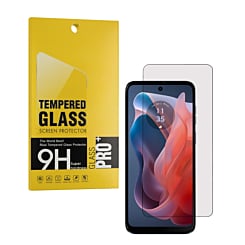 Clear Tempered Glass for Motorola G Play (2024) (2.5D / 1 Piece)
