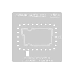 Buy the MiJing Middle Layer BGA Reballing Stencil for the Galaxy S22 Ultra SM-S908U, W, O, D, and E.
