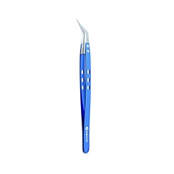 MiJing High Temperature Resistance Anti-Static Ceramic Tweezer - Curved Head