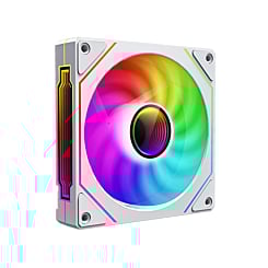 4Pro (ARGB) Quiet Cooling Fan (120*120*25MM) (WHITE) (Only Ground Shipping)