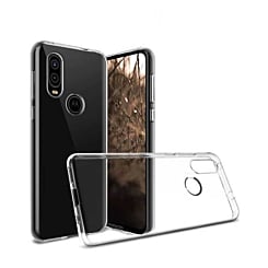 Motorola P40 Hybrid Case with Air Cushion Technology -CLEAR (Only Ground Shipping)