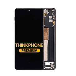 OLED Assembly with Frame for Motorola Thinkphone (2023) (CARBON BLACK) (Premium)
