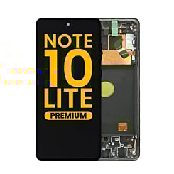 Shop the Galaxy Note 10 Lite N770 OLED Assembly with Frame in Black, Premium Refurbished.