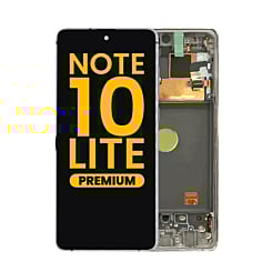 OLED Assembly with Frame for Galaxy Note 10 Lite N770 (AURA GLOW) (Premium)