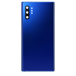 Buy the Back Glass with Camera Lens for Galaxy Note 10 Plus, US and International, Service Pack, in Aura Blue.