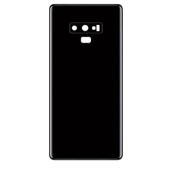 Stock up on the Back Glass with Camera Lens for Galaxy Note 9 US and International versions in Midnight Black, Service Pack.