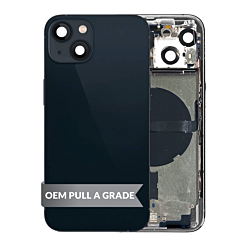 Shop the Housing Frame with Small Parts Pre-Installed for iPhone 13 BLACK International OEM Pull A Grade.

