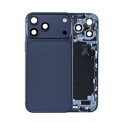 Back Housing Frame with Small Components Pre-Installed for iPhone 17 Pro Max (DEEP BLUE) (US Version) (OEM Pull A Grade)