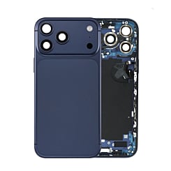 Back Housing Frame with Small Components Pre-Installed for iPhone 17 Pro Max (DEEP BLUE) (International Version) (OEM Pull B Grade)