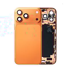 Back Housing Frame with Small Components Pre-Installed for iPhone 17 Pro Max (COSMIC ORANGE) (International Version) (OEM Pull B Grade)