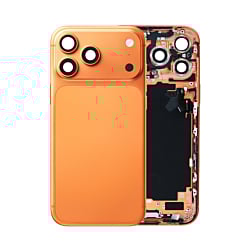 Back Housing Frame with Small Components Pre-Installed for iPhone 17 Pro Max (COSMIC ORANGE) (US Version) (OEM Pull B Grade)