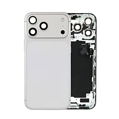 Back Housing Frame with Small Components Pre-Installed for iPhone 17 Pro Max (SILVER) (International Version) (OEM Pull B Grade)