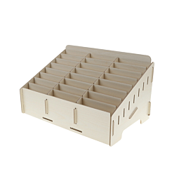 Wooden Mobile Phone Storage Box (24 Slots) (Only Ground Shipping)