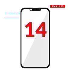 Front Glass with OCA (Pack of 10) for iPhone 14 (Premium)