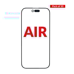 Front Glass with OCA (Pack of 10) for iPhone Air (Premium)