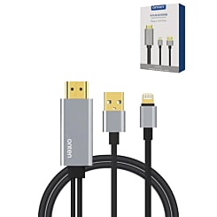 Onten Display Cable for USB-L to HDMI with USB A (2K@30hz) (6ft) (Only Ground Shipping)
