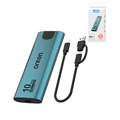 Onten B+M Key SSD Enclosure (Support NVMe and NGFF) (10gbps)