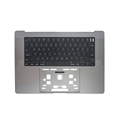 Top Case with US Keyboard (SPACE GRAY) for MacBook Pro 16" (A2485 / Late 2021) / (A2780 / Late 2023) / (A2991/ Late 2023)(OEM Pull C Grade)
