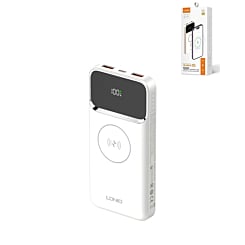 LDNIO PQ12 Ultra-thin Digital Display Power Bank (10000 mAh / 22.5W) (Only Ground Shipping)