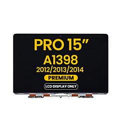 LCD Display Only (Premium) for MacBook Pro 15" Retina (A1398 / Mid 2012 / Early 2013 / Late 2013 / Mid 2014)