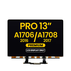 LCD Display Only (Premium) for MacBook Pro 13" with Touch Bar (A1706 / A1708 / Late 2016 / Mid 2017)