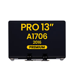 LCD Assembly (SPACE GRAY) (Premium) for MacBook Pro 13" with Touch Bar / Pro 13" (A1706 / Late 2016)