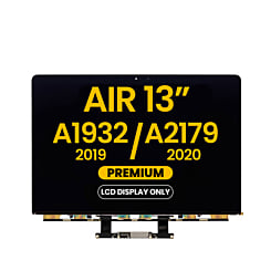 LCD Display Only (Premium) for MacBook Air 13" Retina (A1932 / Mid 2019) / (A2179 / Early 2020) 