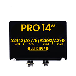 LCD Assembly (SPACE GRAY) (Premium) for MacBook Pro 14" (A2442 / Late 2021) / (A2779 / Late 2023 ) / (A2992 / Late 2023) / (A2918 / Late 2023)