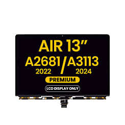 LCD Display Only (Premium) for MacBook Air 13" (A2681 / A3113 / A3240)