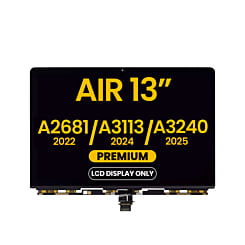 LCD Display Only (Premium) for MacBook Air 13" (A2681 / A3113 / A3240)