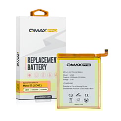 QMAX Pro Replacement Battery for Motorola E7 (XT2095) / E 2020 (XT2052) (3550 mAh) (LC40) (Only Ground Shipping)