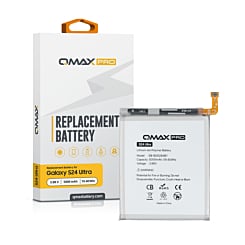 QMAX Pro Replacement Battery for Galaxy S24 Ultra (5000 mAh) (EB-BS928ABY) (Only Ground Shipping)