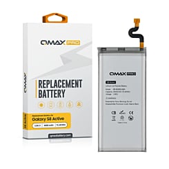 QMAX Pro Replacement Battery for Galaxy S8 Active (4000 mAh) (EB-BG892ABA) (Only Ground Shipping)