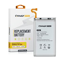 QMAX Pro Replacement Battery for Galaxy S9 Plus (3500 mAh) (EB-BG965ABE) (Only Ground Shipping)