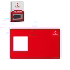 QUARTZ Anti-Slip Silicone Pad for Tempered Glass Installation (RED)