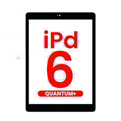 Quantum+ iPad 6 (2018) Digitizer Assembly (BLACK) (Home Button Pre-Installed)