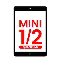 Quantum+ iPad Mini 1 / Mini 2 Digitizer Assembly (BLACK) (Home Button and IC Chip Pre-Installed)