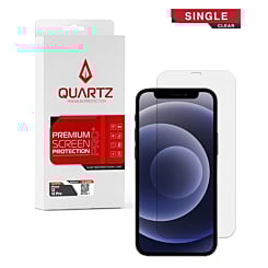 QUARTZ Clear Tempered Glass for iPhone 12 / 12 Pro (Single Pack)