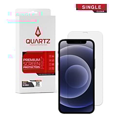 QUARTZ Clear Tempered Glass for iPhone 12 Mini (Single Pack)