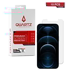 Shop the QUARTZ Clear Tempered Glass for iPhone 12 Pro Max Pack of 10.






