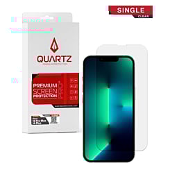 QUARTZ Clear Tempered Glass for iPhone 13 Pro Max / 14 Plus (Single Pack)