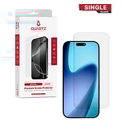 QUARTZ Clear Tempered Glass for iPhone Air (Single Pack)
